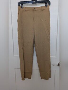 Club Monaco Women's Slim Straight Khaki Chinos - Tan